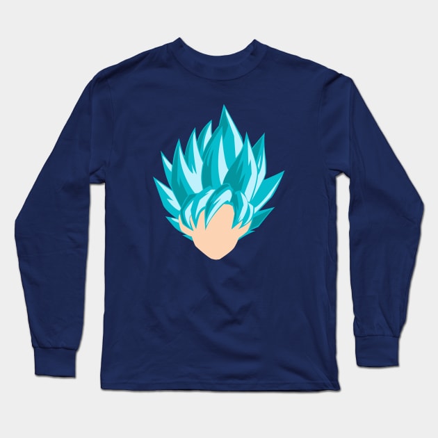 Super Saiyan Blue Goku Long Sleeve T-Shirt by mapreduce